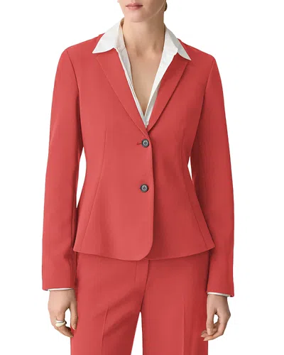 Theory Shaped Blazer In Red