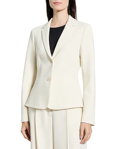 Theory Shaped Blazer In White