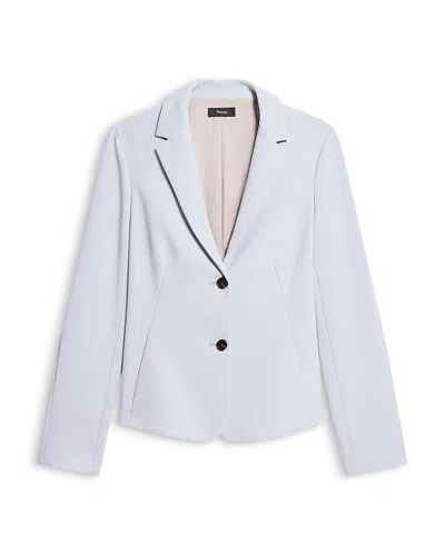 THEORY SHAPED NOTCH LAPEL BLAZER