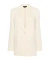 Theory Shawl-lapels Single-breasted Blazer In White