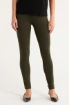 Theory Shawn Luxe Ponte Pants In Green