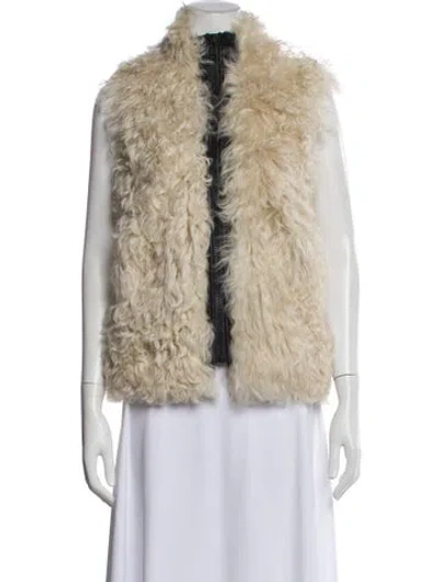 Pre-owned Theory Shearling Fur Coat