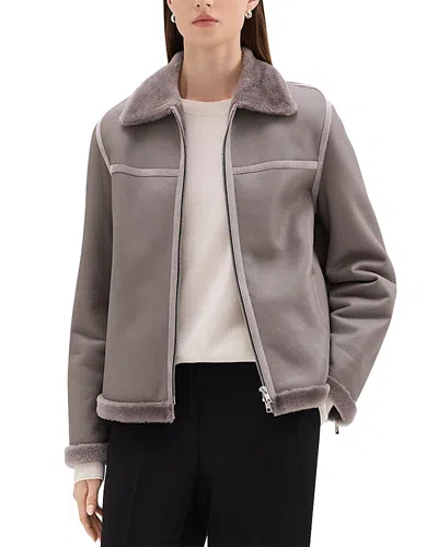 THEORY SHEARLING JACKET