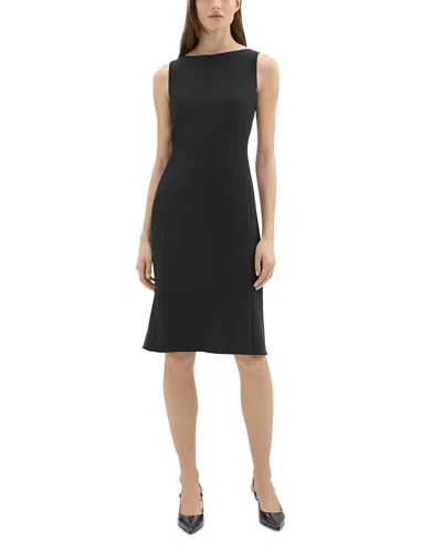 Theory Admiral Crepe Sleeveless Dress Clothing In Black