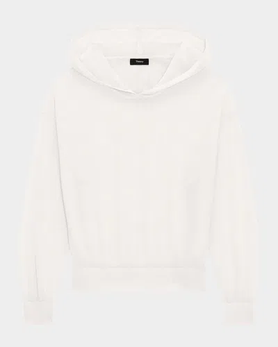 Theory Sheer Blouson Hoodie