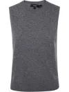 Theory Cashmere Sleeveless Sweater In Grey