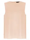 Theory Keyhole Back Lightweight Fabric Top