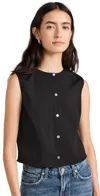 Theory Shell Top Black