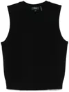 Theory Merino Wool Vest In Black
