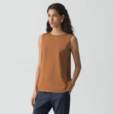 Theory Shell Top In Silk Georgette