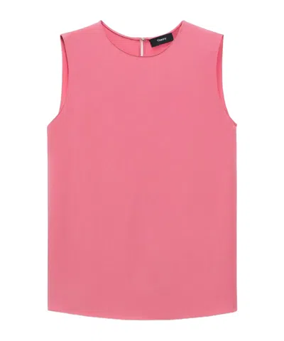 THEORY SHELL TOP IN SILK GEORGETTE