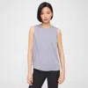 Theory Shell Top In Silk Georgette In Verbena