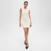 Theory Admiral Stripe Sleeveless Mini Dress In White