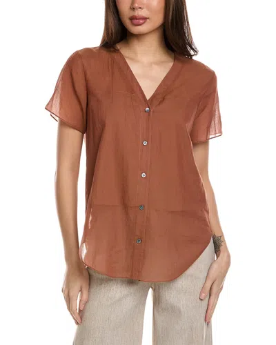 Theory Shirt In Brown