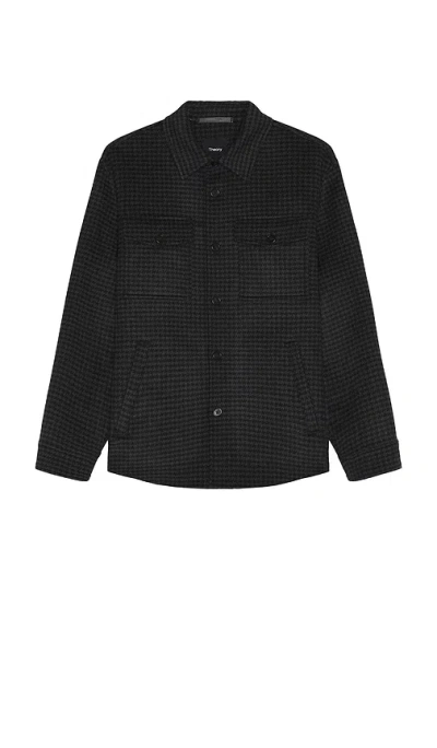 Theory Shirt Jacket In Black