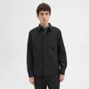 Theory Shirt Jacket In Neoteric In Black