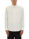 Theory Shirt Button-down Collar Long Sleeves In White
