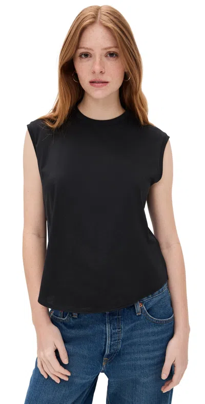 Theory Shirt Tail Tank Black