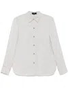 Theory Straight Shirt In Gray