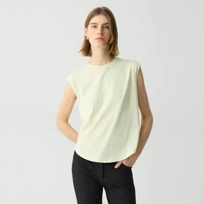 Theory Shirttail Tank Top In Cotton