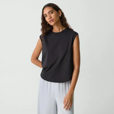 Theory Shirttail Tank Top In Cotton