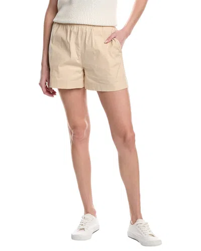 Theory Waist Tab Short In Good Linen In White