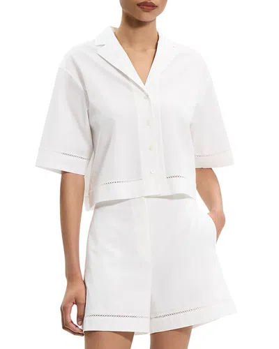 Theory Short Sleeve Boxy Shirt