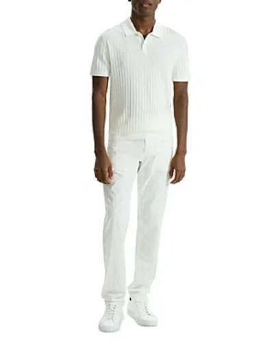 THEORY SHORT SLEEVE CABLE POLO IN BREACH