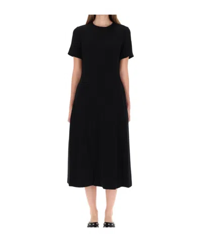 Theory Short Sleeve Dress In Black