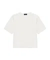 Theory Short-sleeve Jersey T-shirt In White
