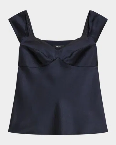 Theory Short Sleeve Peek Cami Top