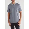 Theory Short Sleeve Polo In Baltic/white