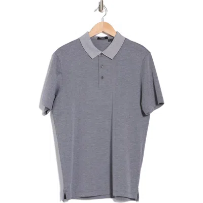 Theory Short Sleeve Polo In Black/white