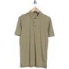 Theory Short Sleeve Polo In Brown