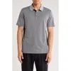 Theory Short Sleeve Polo In Gray