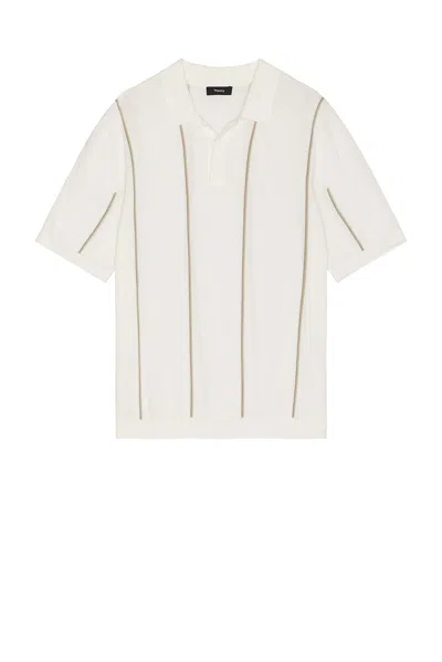 THEORY SHORT SLEEVE STRIPE POLO