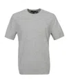 Theory Sarior Short-sleeve Sweater In Heather Grey