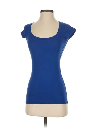 Pre-owned Theory Short Sleeve T-shirt In Blue