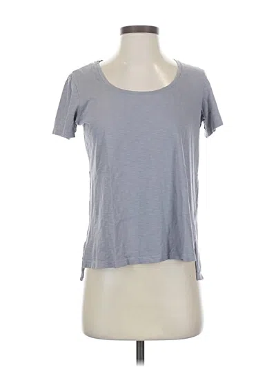 Pre-owned Theory Short Sleeve T-shirt In Gray