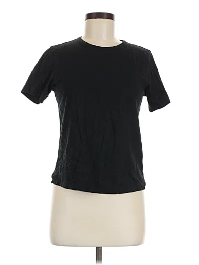 Pre-owned Theory Short Sleeve T-shirt In Black