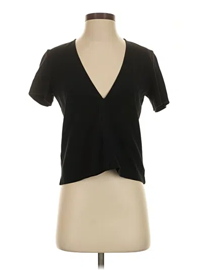 Pre-owned Theory Short Sleeve T-shirt In Black