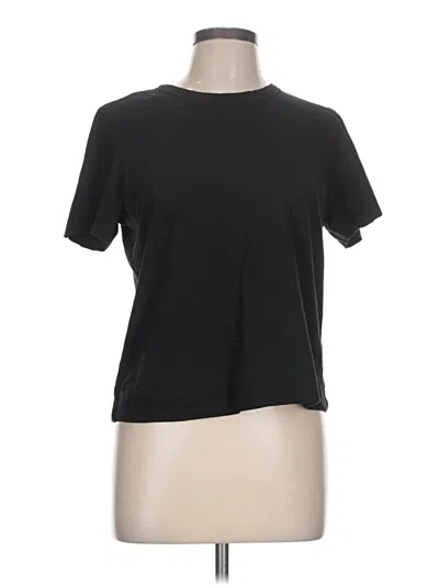 Pre-owned Theory Short Sleeve T-shirt In Black