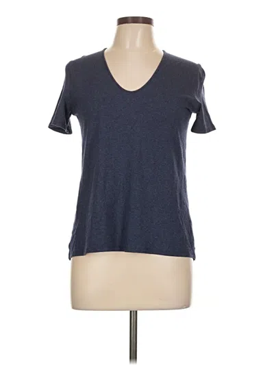 Pre-owned Theory Short Sleeve T-shirt In Blue