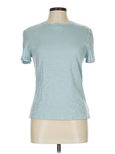 Pre-owned Theory Short Sleeve T-shirt In Blue