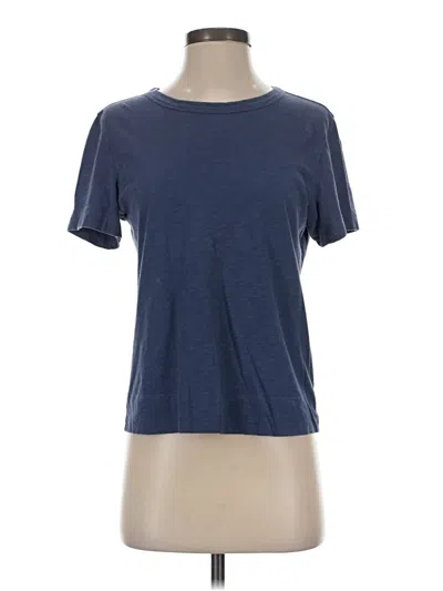 Pre-owned Theory Short Sleeve T-shirt In Blue