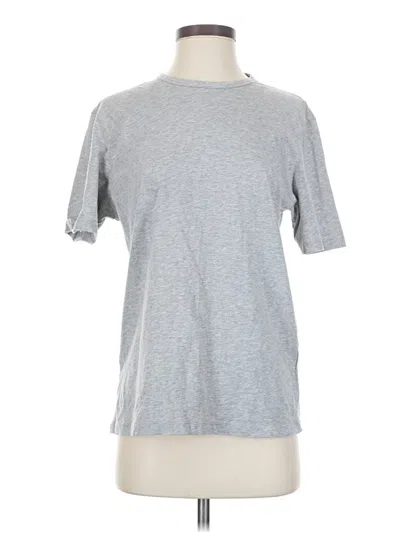 Pre-owned Theory Short Sleeve T-shirt In Gray