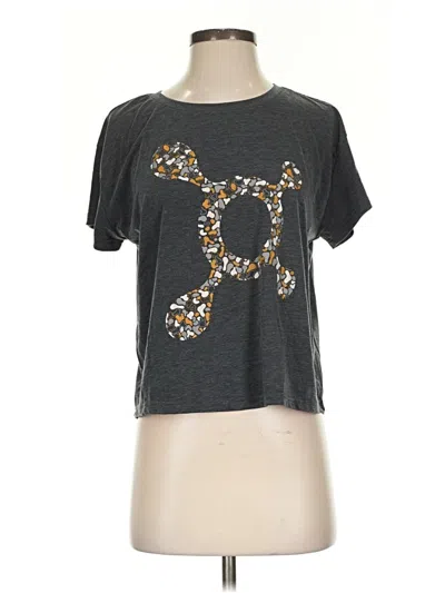 Pre-owned Theory Short Sleeve T-shirt In Gray