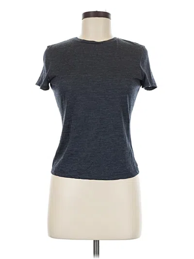 Pre-owned Theory Short Sleeve T-shirt In Gray