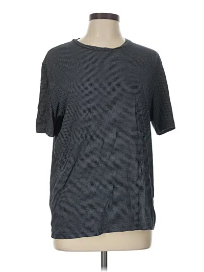 Pre-owned Theory Short Sleeve T-shirt In Gray