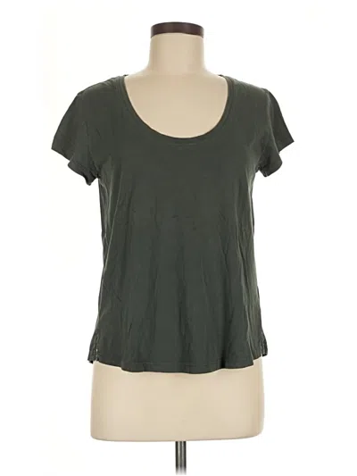 Pre-owned Theory Short Sleeve T-shirt In Green